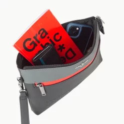 Pochette Uomo "Helix" Aeronautica Militare con Polsiera e Tasca Frontale - immagine 4